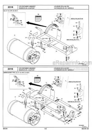 Photo 5 - Toyota 7FGU15 To 7FGC32 Parts Catalog Forklift G837-1