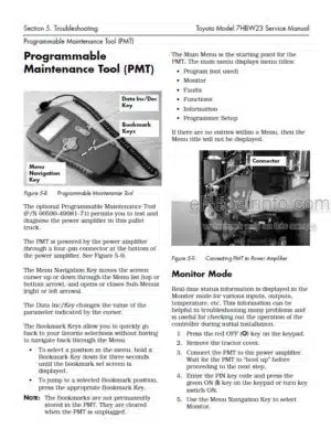 Photo 7 - Toyota 7FBRE12 To 7FBRE25C Service Manual Reach Truck 201004-040 SN423289-