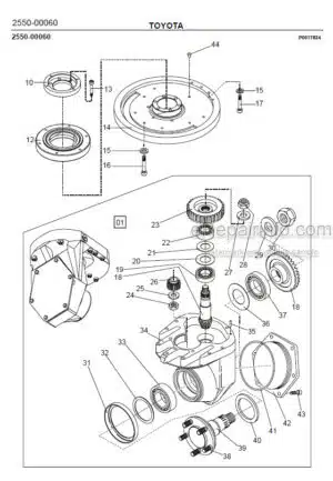Photo 8 - Toyota 7LOP10CW Spare Parts Catalogue Order Picking Truck 244875 SN969874-