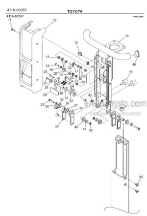 Photo 4 - Toyota 7LOP12 7LOP12P Spare Parts Catalogue Order Picking Truck 232273 SN940212-