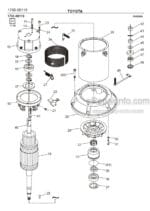 Photo 2 - Toyota 7LOP25 7LOP25P Spare Parts Catalogue Order Picking Truck 247405 SN980795-
