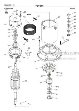 Photo 5 - Toyota LOP10 Spare Parts Catalogue Order Picking Truck 216299 SN701490-