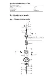 Photo 2 - Toyota 7PLL24 Service Manual Powered Pallet Truck 222996-040 SN723984-