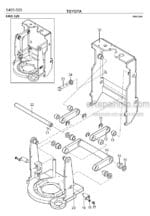 Photo 2 - Toyota 7PLL24 Spare Parts Catalogue Powered Pallet Truck 182239 SN413000-