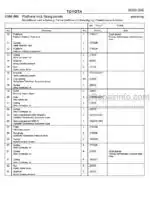 Photo 4 - Toyota 7PLL24 Spare Parts Catalogue Powered Pallet Truck 202260 SN438898-