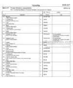 Photo 4 - Toyota 7PLL24 Spare Parts Catalogue Powered Pallet Truck 203516 SN555042-