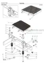 Photo 2 - Toyota 7PLL24 Spare Parts Catalogue Powered Pallet Truck 215172 SN708318-
