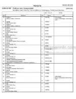 Photo 4 - Toyota 7PLL24 Spare Parts Catalogue Powered Pallet Truck 215172 SN708318-