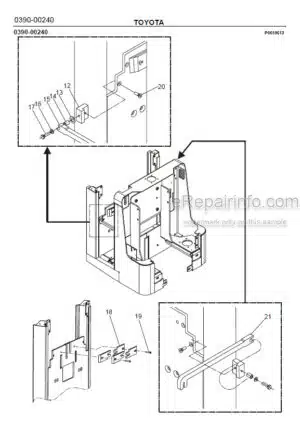 Photo 2 - Toyota 7PLL24 Spare Parts Catalogue Powered Pallet Truck 218935 SN718954-