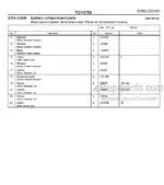 Photo 4 - Toyota 7PLL24 Spare Parts Catalogue Powered Pallet Truck 218935 SN718954-