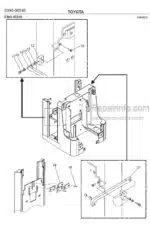 Photo 2 - Toyota 7PLL24 Spare Parts Catalogue Powered Pallet Truck 219227 SN723981-