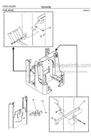 Photo 1 - Toyota 7PLL24 Spare Parts Catalogue Powered Pallet Truck 219227 SN723981-