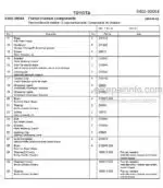 Photo 4 - Toyota 7PLL24 Spare Parts Catalogue Powered Pallet Truck 221003 SN730980-