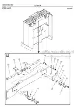 Photo 2 - Toyota 7PLL24 Spare Parts Catalogue Powered Pallet Truck 248078 SN980702-