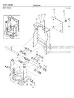 Photo 2 - Toyota 7PLL24 Spare Parts Catalogue Powered Pallet Truck 211948 SN571086-