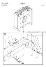 Photo 2 - Toyota 7PLL24 Spare Parts Catalogue Powered Pallet Truck 214221 SN586879-