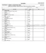 Photo 4 - Toyota 7PLL24 Spare Parts Catalogue Powered Pallet Truck 214221 SN586879-