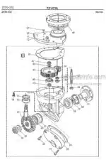 Photo 2 - Toyota 7PM18 7PM20 7PM20N Spare Parts Catalogue Powered Pallet Truck 181982 SN410997-