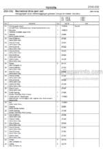Photo 4 - Toyota 7PM18 7PM20 7PM20N Spare Parts Catalogue Powered Pallet Truck 181982 SN410997-
