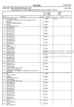 Photo 4 - Toyota 7PM18 7PM20 7PM20N Spare Parts Catalogue Powered Pallet Truck 181982 SN410997-