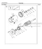 Photo 2 - Toyota 7PM18 7PM20 7PM20N Spare Parts Catalogue Powered Pallet Truck 213282 SN580443-