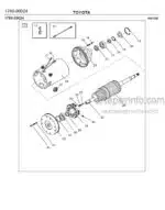 Photo 2 - Toyota 7PM18 7PM20 7PM20N Spare Parts Catalogue Powered Pallet Truck 213796 SN583112-
