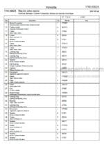 Photo 4 - Toyota 7PM18 7PM20 7PM20N Spare Parts Catalogue Powered Pallet Truck 213796 SN583112-