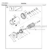 Photo 2 - Toyota 7PM18 7PM20 7PM20N Spare Parts Catalogue Powered Pallet Truck 214451 SN589637-