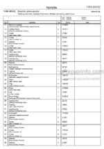 Photo 4 - Toyota 7PM18 7PM20 7PM20N Spare Parts Catalogue Powered Pallet Truck 216637 SN704423-