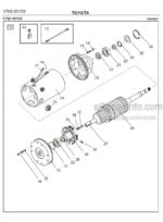 Photo 2 - Toyota 7PM18 7PM20 7PM20N Spare Parts Catalogue Powered Pallet Truck 224749 SN910327-