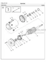 Photo 2 - Toyota 7PM18 7PM20 7PM20N Spare Parts Catalogue Powered Pallet Truck 224749 SN910327-
