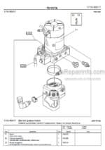 Photo 2 - Toyota 7PM18 7PM20 7PM20N Spare Parts Catalogue Powered Pallet Truck 232981 SN936513-