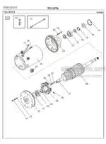 Photo 2 - Toyota 7PM18 7PM20 7PM20N Spare Parts Catalogue Powered Pallet Truck 236420 SN945168-