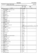 Photo 4 - Toyota 7PM18 7PM20 7PM20N Spare Parts Catalogue Powered Pallet Truck 239389 SN955773-