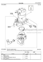 Photo 2 - Toyota 7PM18 7PM20 7PM20N Spare Parts Catalogue Powered Pallet Truck 243221 SN963650-
