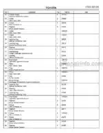 Photo 4 - Toyota 7PM18 7PM20 7PM20N Spare Parts Catalogue Powered Pallet Truck 243221 SN963650-