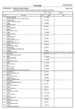 Photo 4 - Toyota 7PM18 7PM20 7PM20N Spare Parts Catalogue Powered Pallet Truck 244856 SN970566-