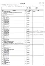 Photo 4 - Toyota 7PM18 7PM20 7PM20N Spare Parts Catalogue Powered Pallet Truck 201143 SN432442-