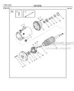 Photo 2 - Toyota 7PM18 7PM20 7PM20N Spare Parts Catalogue Powered Pallet Truck 208712 SN561051-