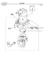 Photo 2 - Toyota 7PML20-6 7PML20-8 Spare Parts Catalogue Powered Pallet Truck 210497 SN570989-