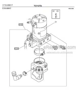 Photo 6 - Toyota 7PML20-6 7PML20-8 Spare Parts Catalogue Powered Pallet Truck 210497 SN570989-