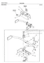 Photo 2 - Toyota 7PML20-6 7PML20-8 Spare Parts Catalogue Powered Pallet Truck 213481 SN583112-