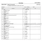 Photo 4 - Toyota 7PML20-6 7PML20-8 Spare Parts Catalogue Powered Pallet Truck 213481 SN583112-