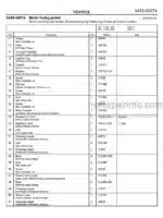 Photo 4 - Toyota 7PML20-6 7PML20-8 Spare Parts Catalogue Powered Pallet Truck 214454 SN589637-