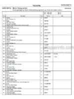 Photo 4 - Toyota 7PML20-6 7PML20-8 Spare Parts Catalogue Powered Pallet Truck 219224 SN723981-