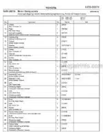 Photo 4 - Toyota 7PML20-6 7PML20-8 Spare Parts Catalogue Powered Pallet Truck 219224 SN723981-