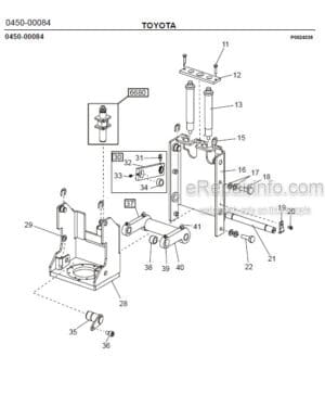 Photo 11 - Toyota 7PML20-6 7PML20-8 Spare Parts Catalogue Powered Pallet Truck 224755 SN910327-