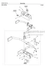 Photo 2 - Toyota 7PML20-6 7PML20-8 Spare Parts Catalogue Powered Pallet Truck 230485 SN936513-