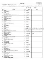 Photo 4 - Toyota 7PML20-6 7PML20-8 Spare Parts Catalogue Powered Pallet Truck 239392 SN955773-