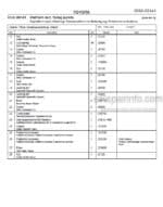 Photo 4 - Toyota 7PML20-6 7PML20-8 Spare Parts Catalogue Powered Pallet Truck 244860 SN970566-